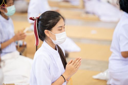 ภาพ No.83040:พิธีตักบาตร ณ บ้านแก้วเรือนทองคุณยายอาจารย์ฯ พิธีบูชาข้าวพระ ณ สภาธรรมกายสากล วัดพระธรรมกาย ในวันอาทิตย์ต้นเดือนที่ 2 ก.ค. พ.ศ.2566