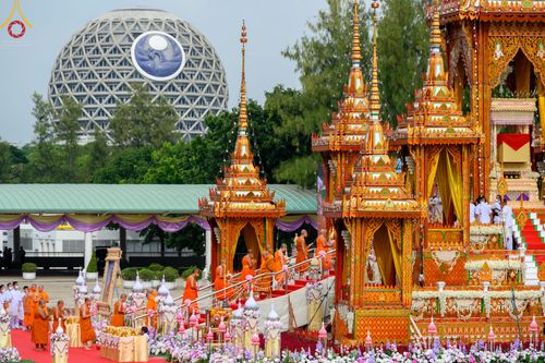 ภาพ No.48980:ประมวลภาพพิธีพระราชทานเพลิงศพ พระสุธรรมญาณวิเทศ (สุธรรม สุธมฺโม)
