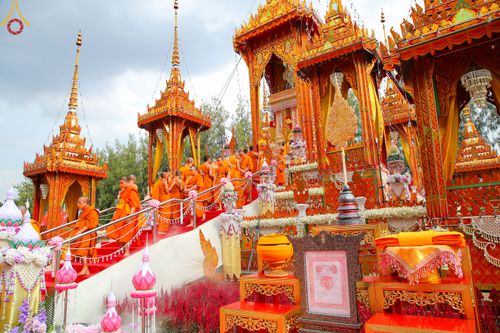 ภาพ No.48983:ประมวลภาพพิธีพระราชทานเพลิงศพ พระสุธรรมญาณวิเทศ (สุธรรม สุธมฺโม)