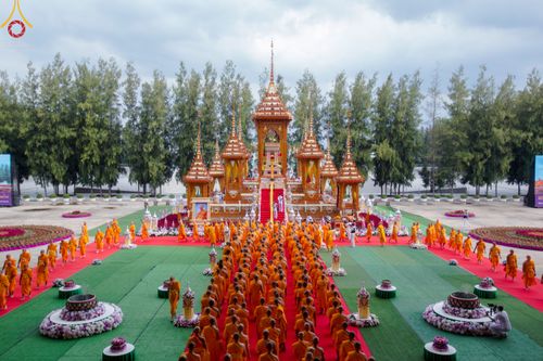 ภาพ No.48982:ประมวลภาพพิธีพระราชทานเพลิงศพ พระสุธรรมญาณวิเทศ (สุธรรม สุธมฺโม)