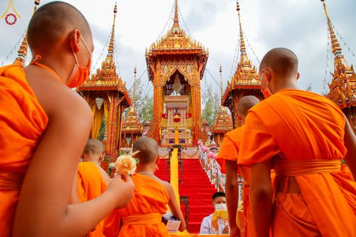 ภาพ No.48984:ประมวลภาพพิธีพระราชทานเพลิงศพ พระสุธรรมญาณวิเทศ (สุธรรม สุธมฺโม)