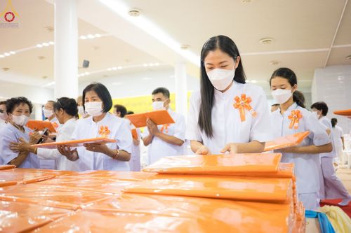 ภาพ No.89050:พิธีทอดผ้าป่าสมทบกฐินครั้งที่ 2 วันศุกร์ที่ 29 กันยายน พ.ศ. 2566 วันเพ็ญขึ้น 15 ค่ำ เดือน 10 ณ ห้องแก้วสารพัดนึก 1 วัดพระธรรมกาย