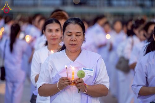 ภาพ No.224215:วันที่ 3-5 พฤษภาคม พ.ศ. 2568  กิจวัตร-กิจกรรมโครงการปฏิบัติธรรมอบรมศีลธรรม “บวชอุบาสิกาแก้ว” ถวายเป็นพระราชกุศล แด่พระบาทสมเด็จพระเจ้าอยู่หัว เนื่องในโอกาสมหามงคล “วันฉัตรมงคล” ณ วัดพระธรรมกาย อ.คลองหลวง จ.ปทุมธานี