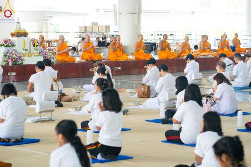 ภาพ No.212654:วันพฤหัสบดีที่ 20 มีนาคม พ.ศ. 2568 พิธีเจริญพระพุทธมนต์ เนื่องในอายุวัฒนมงคลครบ 74 ปี พระภาวนาธรรมวิเทศ วิ. (ภูเบศ ฌานาภิญโญ) ณ หอฉันคุณยายฯ วัดพระธรรมกาย