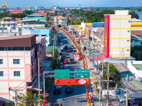 ภาพ No.116623:พิธีต้อนรับพระธรรมยาตรา ปีที่ 12 ณ อนุสรณ์สถานบางปลา จ.นครปฐม วันที่ 21 มกราคม พ.ศ. 2567