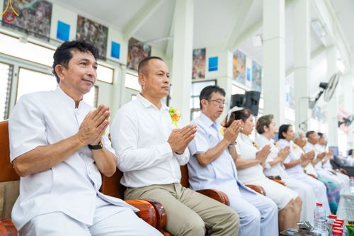 ภาพ No.87313:พิธีถวายสังฆทาน 323 วัด 4 จังหวัดชายแดนภาคใต้  ปีที่ 19 ครั้งที่ 165 พิธีมอบกองทุนหนุนแรงใจช่วยครูใต้  ปีที่ 16 ครั้งที่ 130 และพิธีทำบุญอุทิศส่วนกุศลให้ผู้วายชนม์ ณ วัดพุทธภูมิ อ.เมือง จ.ยะลา วันเสาร์ที่ 9 กันยายน พ.ศ. 2566