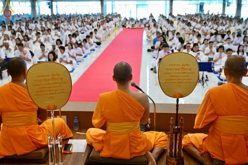 ภาพ No.148587:พิธีบุพเปตพลี, พิธีทอดผ้าป่า, พิธีไถ่ชีวิตโค 80 ตัว ให้ชีวิตสัตว์เป็นทาน ณ ศูนย์ปฎิบัติธรรมภาคใต้ อ.บางกล่ำ จ.สงขลา วันเสาร์ที่ 10 สิงหาคม พ.ศ. 2567