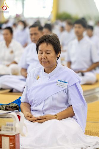 ภาพ No.222770:วันอาทิตย์ต้นเดือนที่ 4 พฤษภาคม พ.ศ. 2568 พิธีบูชาข้าวพระ ณ สภาธรรมกายสากล วัดพระธรรมกาย