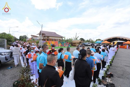 ภาพ No.75839:พิธีเปิดศูนย์ปฎิบัติธรรมและอบรมเยาวชน ,  พิธีทอดผ้าป่าเพื่อถมที่ดินเป็นปฐมฤกษ์  วันอาทิตย์ที่ 12 กุมภาพันธ์ พ.ศ. 2566  ณ ศูนย์ปฏิบัติธรรมและอบรมเยาวชนเมืองยะลา