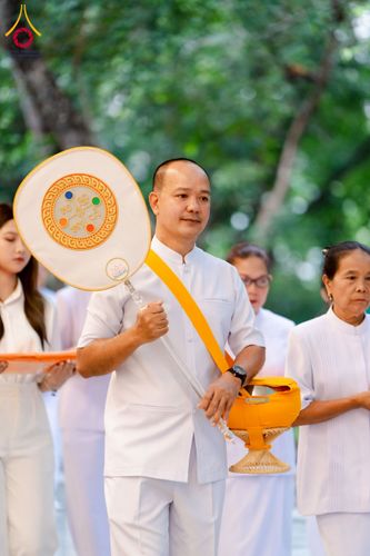 ภาพ No.223573:วันที่ 11 พฤษภาคม พ.ศ. 2568 พิธีบรรพชาของอุบาสก พิสิทธิ์ หมื่นแกล้ว  ณ วัดพระธรรมกาย