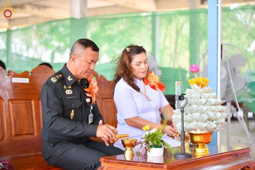 ภาพ No.104667:ทอดผ้าป่าสามัคคี เพื่อสมทบทุนสร้างหอฉัน ๑๑๓ ปี คุณยายอาจารย์มหารัตนอุบาสิกาจันทร์ขนนกยูง ครั้งที่ ๗ ในวันอาทิตย์ ที่ ๒๘ เมษายน พ.ศ. ๒๕๖๗ ณ ศูนย์การศึกษาจอมบึง ต.รางบัว อ.จอมบึง จ.ราชบุรี