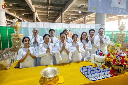 ภาพ No.123579:พิธีถวายสลากภัต แด่พระภิกษุสงฆ์ เพื่อโครงการธรรมยาตรา กตัญญูบูชา มหาปูชนียาจารย์ พระมงคลเทพมุนี (สด จนฺทสโร) พระผู้ปราบมาร อนุสรณ์สถาน 7 แห่ง ปีที่ 12 ระหว่างวันที่ 2 - 31 มกราคม พ.ศ.2567