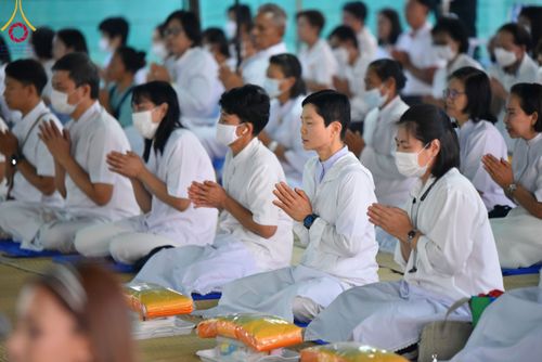 ภาพ No.109180:พิธีถวายภัตตาหารเป็นสังฆทาน แด่คณะพระธรรมยาตราฯ วันที่ 10 มกราคม พ.ศ. 2567 ณ อนุสรณ์สถานคลองบางนางแท่น อ.สามพราน จ.นครปฐม