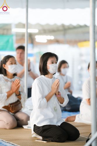 ภาพ No.116502:พิธีถวายภัตตาหารเป็นสังฆทาน แด่คณะพระธรรมยาตรา ปีที่ 12 วันที่ 22 มกราคม พ.ศ. 2567 ณ อนุสรณ์สถานบางนางแท่น จ.นครปฐม