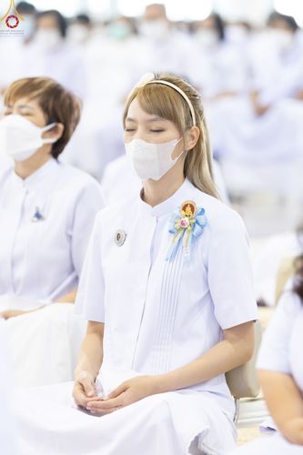 ภาพ No.76934:พิธีบูชาข้าวพระ ในวันมาฆบูชา อาทิตย์ต้นเดือนที่ 6 มีนาคม พ.ศ. 2566 ณ วัดพระธรรมกาย จ.ปทุมธานี