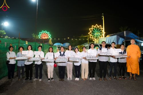 ภาพ No.114481:พิธีถวายภัตตาหารเป็นสังฆทาน แด่คณะพระธรรมยาตรา ปีที่ 12 วันที่ 18 มกราคม พ.ศ. 2567 ณ วัดโบสถ์(บน) บางคูเวียง จ.นนทบุรี