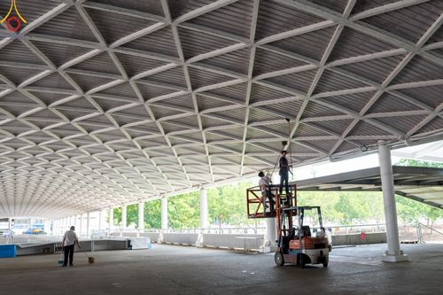 ภาพ No.60832:V.37 ยิ่งกว่าดี เพื่อ 80 ปีของพ่อ ภาพการเตรียมงานของหน่วยงานต่างๆ เพื่อพิธีฉลองอายุวัฒนมงคล 80 ปี หลวงพ่อธัมมชโย และรับถวายมหาสังฆทาน 10,000 กว่าวัดทั่วประเทศ ในวันคุ้มครองโลก วันจันทร์ที่ 22 เมษายน พ.ศ. 2567