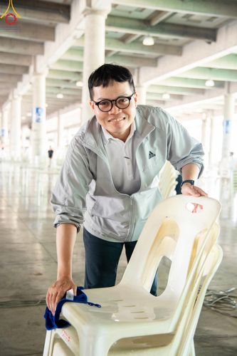 ภาพ No.60695:V.38 ทุ่มพลังเพื่อพ่อครบ 80 ปี ภาพการเตรียมงานของหน่วยงานต่างๆ เพื่อพิธีฉลองอายุวัฒนมงคล 80 ปี หลวงพ่อธัมมชโย และรับถวายมหาสังฆทาน 10,000 กว่าวัดทั่วประเทศ ในวันคุ้มครองโลก วันจันทร์ที่ 22 เมษายน พ.ศ. 2567