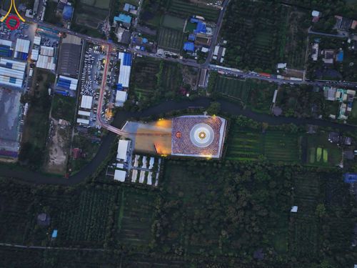 ภาพ No.108034:พิธีต้อนรับพระธรรมยาตรา ในโครงการธรรมยาตรากตัญญูบูชา มหาปูชนียาจารย์ พระมงคลเทพมุนี(สด จนฺทสโร) พระผู้ปราบมาร อนุสรณ์สถาน 7 แห่ง ปีที่ 12 วันที่ 7 มกราคม พ.ศ. 2567 ณ อนุสรณ์สถานคลองบางนางแท่น  อ.สามพราน จ.นครปฐม