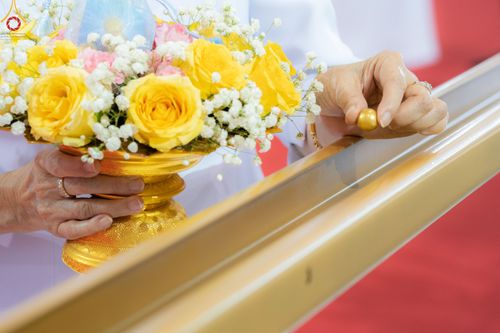 ภาพ No.77842:พิธีหล่อพระบรมพุทธเจ้า ทิศตะวันตก  วันอาทิตย์ที่ 19 มีนาคม พ.ศ. 2566 ณ วัดพระธรรมกาย จ.ปทุมธานี