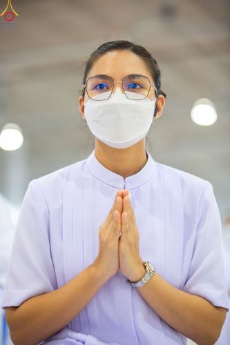 ภาพ No.85307:พิธีมุทิตาสักการะพระภิกษุ ผู้สอบได้เปรียญธรรม ๙ ประโยคระดับโลก, พิธีมอบโล่เกียรติยศและทุนการศึกษา สำนักเรียนบาลีดีเด่นทั่วประเทศ ในวันสมาธิโลก อาทิตย์ที่ 6 สิงหาคม พ.ศ. 2566 ณ สภาธรรมกายสากล วัดพระธรรมกาย