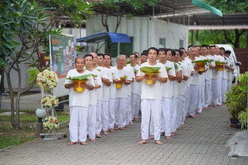 ภาพ No.143606:พิธีตัดปอยผมและปลงผมนาคธรรมทายาท วันอาทิตย์ที่ 7 กรกฎาคม พ.ศ. 2567 โครงการอุปสมบทหมู่พระธรรมทายาท นานาชาติ