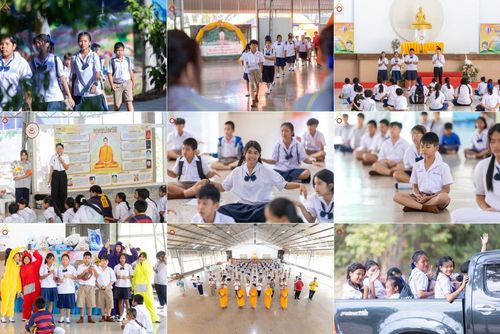 วันรวมพลังเด็กดี V-star ผู้นำฟื้นฟูศีลธรรมโลก ณ ศูนย์อบรมเยาวชนอุตรดิตถ์ อำเภอทองแสนขัน วันที่ 27 ธันวาคม พ.ศ. 2567