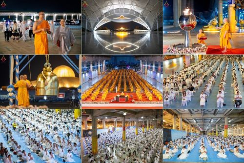 พิธีฉลองชัยสวดมนต์บทธัมมจักกัปปวัตนสูตร 7,000,000,000 จบ และพิธีสวดมนต์ข้ามปี วันที่ 31 ธันวาคม พ.ศ. 2567 ถึงวันที่ 1 มกราคม พ.ศ. 2568 ณ มหารัตนวิหารคด วัดพระธรรมกาย จ.ปทุมธานี