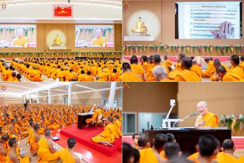 พระธรรมยาตรา รับฟังพระธรรมเทศนา จากหลวงพ่อทัตตชีโว ในโครงการธรรมยาตรา ปีที่ 13 กตัญญูบูชา มหาปูชนียาจารย์ พระมงคลเทพมุนี(สด จนฺทสโร) พระผู้ปราบมาร อนุสรณ์สถาน 7 แห่ง ณ ห้องแก้วสารพัดนึก 2 วัดพระธรรมกาย วันที่ 26 ธันวาคม พ.ศ. 2567