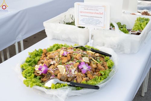 ภาพ No.188965:พิธีถวายภัตตาหารเป็นสังฆทาน แด่พระธรรมยาตรา ในโครงการธรรมยาตรา กตัญญูบูชา มหาปูชนียาจารย์ พระมงคลเทพมุนี(สด จนฺทสโร) พระผู้ปราบมาร ปีที่ 13 ณ อนุสรณ์สถานมหาวิหารพระมงคลเทพมุนี (โลตัสแลนด์) อ.สองพี่น้อง จ.สุพรรณบุรี วันที่ 4 มกราคม พ.ศ.2568