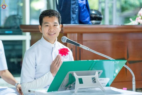 ภาพ No.189443:พิธีถวายภัตตาหารเป็นสังฆทาน แด่พระธรรมยาตรา ในโครงการธรรมยาตรา กตัญญูบูชา มหาปูชนียาจารย์ พระมงคลเทพมุนี(สด จนฺทสโร) พระผู้ปราบมาร อนุสรณ์สถาน 7 แห่ง ปีที่ 13 ณ อนุสรณ์สถานมหาวิหารพระมงคลเทพมุนี (โลตัสแลนด์) อ.สองพี่น้อง จ.สุพรรณบุรี วันที่ 5 มกราคม 2568