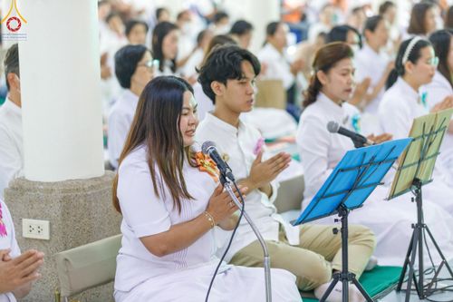 ภาพ No.189635:พิธีทอดผ้าป่าทำนุบำรุงศาสนสถาน ในโครงการธรรมยาตรา กตัญญูบูชา มหาปูชนียาจารย์ พระมงคลเทพมุนี(สด จนฺทสโร) พระผู้ปราบมาร อนุสรณ์สถาน 7 แห่ง ปีที่ 13 ณ วัดสองพี่น้อง ต.ต้นตาล อ.สองพี่น้อง จ.สุพรรณบุรี วันที่ 5 มกราคม พ.ศ. 2568