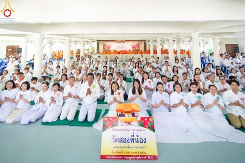 ภาพ No.189665:พิธีทอดผ้าป่าทำนุบำรุงศาสนสถาน ในโครงการธรรมยาตรา กตัญญูบูชา มหาปูชนียาจารย์ พระมงคลเทพมุนี(สด จนฺทสโร) พระผู้ปราบมาร อนุสรณ์สถาน 7 แห่ง ปีที่ 13 ณ วัดสองพี่น้อง ต.ต้นตาล อ.สองพี่น้อง จ.สุพรรณบุรี วันที่ 5 มกราคม พ.ศ. 2568