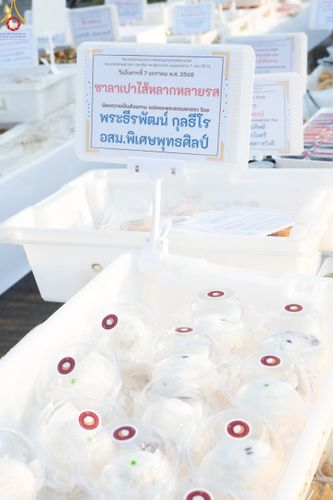 ภาพ No.190445:สาธุชนถวายภัตตาหารเป็นสังฆทาน แด่พระธรรมยาตรา ณ อนุสรณ์สถานมหาวิหารพระมงคลเทพมุนี (โลตัสแลนด์) อ.สองพี่น้อง จ.สุพรรณบุรี ในโครงการธรรมยาตรา กตัญญูบูชา มหาปูชนียาจารย์ พระมงคลเทพมุนี(สด จนฺทสโร) พระผู้ปราบมาร แห่ง ปีที่ 13 วันที่ 7 มกราคม พ.ศ.2568