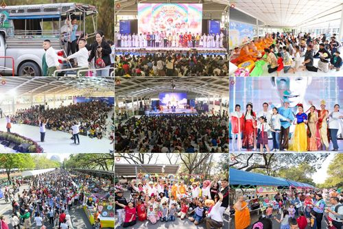 วัดพระธรรมกาย จัดงานวันเด็กแห่งชาติ ประจำปี พ.ศ.2568 ออกร้านอาหาร 200 ร้าน มอบของขวัญหลายหมื่นชิ้น วันที่ 12 มกราคม พ.ศ. 2568 วัดพระธรรมกาย อ.คลองหลวง จ.ปทุมธานี