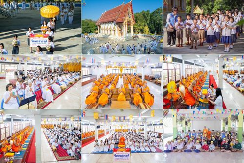 พิธีทอดผ้าป่าทำนุบำรุงศาสนสถาน ณ วัดพรสวรรค์ ต.หนองบ่อ อ.สองพี่น้อง จ.สุพรรณบุรี ในโครงการธรรมยาตรา กตัญญูบูชา มหาปูชนียาจารย์ พระมงคลเทพมุนี(สด จนฺทสโร) พระผู้ปราบมาร อนุสรณ์สถาน 7 แห่ง ปีที่ 13 วันที่ 13 มกราคม พ.ศ. 2568