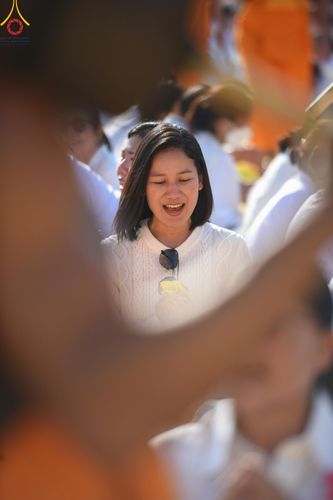 ภาพ No.196290:พิธีต้อนรับพระธรรมยาตรา ณ อนุสรณ์สถานลำดับที่ 4 สถานที่เกิดด้วยกายธรรม วัดโบสถ์(บน) ต.บางคูเวียง จ.นนทบุรี ในโครงการธรรมยาตรา กตัญญูบูชา มหาปูชนียาจารย์ พระมงคลเทพมุนี(สด จนฺทสโร) พระผู้ปราบมาร อนุสรณ์สถาน 7 แห่ง ปีที่ 13 วันที่ 15 มกราคม พ.ศ. 2568