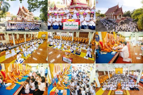 พิธีทอดผ้าป่าทำนุบำรุงศาสนสถาน ณ วัดโพธิ์เอน ต.บางขุนกอง อ.บางกรวย จ.นนทบุรี ในโครงการธรรมยาตรา กตัญญูบูชา มหาปูชนียาจารย์ พระมงคลเทพมุนี(สด จนฺทสโร) พระผู้ปราบมาร อนุสรณ์สถาน 7 แห่ง ปีที่ 13 วันที่ 17 มกราคม พ.ศ. 2568