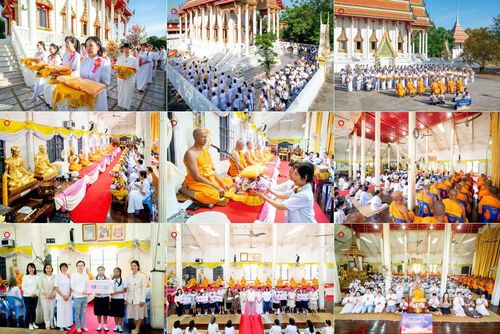 พิธีทอดผ้าป่าทำนุบำรุงศาสนสถาน ณ วัดอัมพวัน ตำบลบางม่วง อำเภอบางใหญ่ จังหวัดนนทบุรี ในโครงการธรรมยาตรา กตัญญูบูชา มหาปูชนียาจารย์ พระมงคลเทพมุนี(สด จนฺทสโร) พระผู้ปราบมาร อนุสรณ์สถาน 7 แห่ง ปีที่ 13 วันที่ 17 มกราคม พ.ศ. 2568