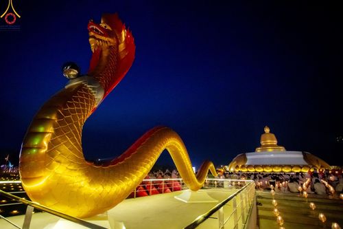 ภาพ No.200770:พิธีจุดประทีปถวายเป็นพุทธบูชา และบูชาธรรมมหาปูชนียาจารย์ ณ อนุสรณ์สถานบางปลา วัดบางปลา อำเภอบางเลน จังหวัดนครปฐม ในโครงการธรรมยาตรา กตัญญูบูชา มหาปูชนียาจารย์ พระมงคลเทพมุนี(สด จนฺทสโร) พระผู้ปราบมาร อนุสรณ์สถาน 7 แห่ง ปีที่ 13 วันที่ 23 มกราคม พ.ศ. 2568