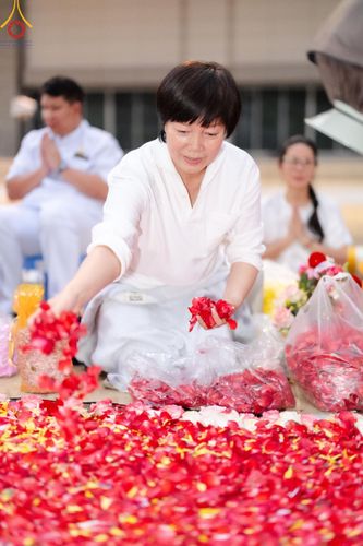 ภาพ No.202520:พิธีต้อนรับพระธรรมยาตรา ณ อนุสรณ์สถานลำดับที่ 7 สถานที่ขยายวิชชาธรรมกาย วัดพระธรรมกาย ต.คลองสาม อ.คลองหลวง จ.ปทุมธานี ในโครงการธรรมยาตรา กตัญญูบูชา มหาปูชนียาจารย์ พระมงคลเทพมุนี(สด จนฺทสโร) พระผู้ปราบมาร อนุสรณ์สถาน 7 แห่ง ปีที่ 13 วันที่ 26 มกราคม 2568