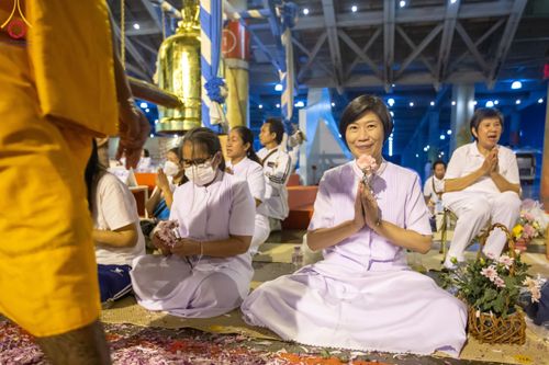 ภาพ No.202576:พิธีต้อนรับพระธรรมยาตรา ณ อนุสรณ์สถานลำดับที่ 7 สถานที่ขยายวิชชาธรรมกาย วัดพระธรรมกาย ต.คลองสาม อ.คลองหลวง จ.ปทุมธานี ในโครงการธรรมยาตรา กตัญญูบูชา มหาปูชนียาจารย์ พระมงคลเทพมุนี(สด จนฺทสโร) พระผู้ปราบมาร อนุสรณ์สถาน 7 แห่ง ปีที่ 13 วันที่ 26 มกราคม 2568