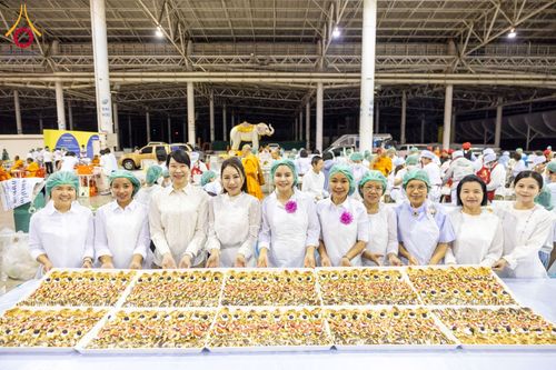 ภาพ No.202903:พิธีถวายภัตตาหารเป็นสังฆทาน แด่พระธรรมยาตรา ณ วัดพระธรรมกาย ตำบลคลองสาม อำเภอคลองหลวง จังหวัดปทุมธานี ในโครงการธรรมยาตรา กตัญญูบูชา มหาปูชนียาจารย์ พระมงคลเทพมุนี(สด จนฺทสโร) พระผู้ปราบมาร อนุสรณ์สถาน 7 แห่ง ปีที่ 13 วันที่ 28 มกราคม พ.ศ. 2568