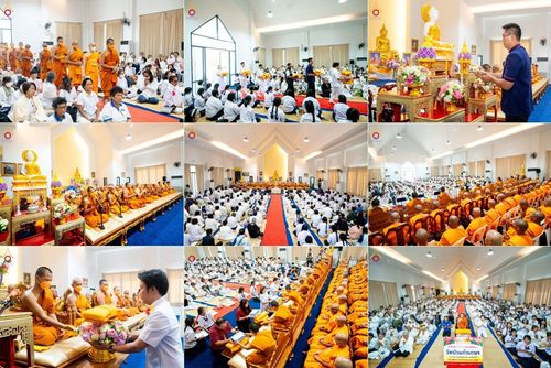 พิธีทอดผ้าป่าทำนุบำรุงศาสนสถาน ณ วัดแก้วบัวเกษร ตำบลระแหง อำเภอลาดหลุมแก้ว จังหวัดปทุมธานี ในโครงการธรรมยาตรา กตัญญูบูชา มหาปูชนียาจารย์ พระมงคลเทพมุนี(สด จนฺทสโร) พระผู้ปราบมาร อนุสรณ์สถาน 7 แห่ง ปีที่ 13 วันที่ 30 มกราคม พ.ศ. 2568