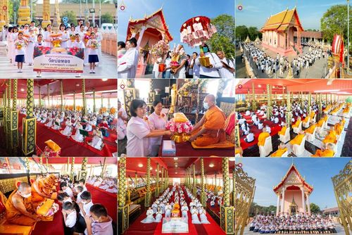 พิธีทอดผ้าป่าทำนุบำรุงศาสนสถาน ณ วัดบ่อทอง ตำบลคูขวาง อำเภอลาดหลุมแก้ว จังหวัดปทุมธานี ในโครงการธรรมยาตรา กตัญญูบูชา มหาปูชนียาจารย์ พระมงคลเทพมุนี(สด จนฺทสโร) พระผู้ปราบมาร อนุสรณ์สถาน 7 แห่ง ปีที่ 13 วันที่ 30 มกราคม พ.ศ. 2568 