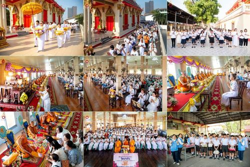 พิธีทอดผ้าป่าทำนุบำรุงศาสนสถาน ณ วัดบางขัน ตำบลคลองหนึ่ง อำเภอคลองหลวง จังหวัดปทุมธานี ในโครงการธรรมยาตรา กตัญญูบูชา มหาปูชนียาจารย์ พระมงคลเทพมุนี(สด จนฺทสโร) พระผู้ปราบมาร อนุสรณ์สถาน 7 แห่ง ปีที่ 13 วันที่ 30 มกราคม พ.ศ. 2568