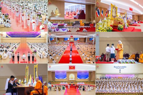 พิธีมอบโล่พระราชทาน สมเด็จพระกนิษฐาธิราชเจ้า กรมสมเด็จพระรัตนราชสุดาฯ สยามบรมราชกุมารี และโล่เกียรติยศโครงการตอบปัญหาธรรมะ "ทางก้าวหน้า" ครั้งที่ 42 พิธีมอบโล่วัชรเกียรติยศ โครงการตอบปัญหาศีลธรรมเพื่อสันติภาพโลก (WORLD-PEC) ครั้งที่ 18 วันที่ 12 ก.พ. 2568