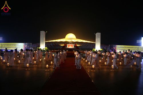 ภาพ No.207846:พิธีเวียนประทักษิณและจุดมาฆประทีป ในวันมาฆบูชา วันพุธที่ 12 กุมภาพันธ์ พ.ศ. 2568 ณ พระมหาธรรมกายเจดีย์ วัดพระธรรมกาย