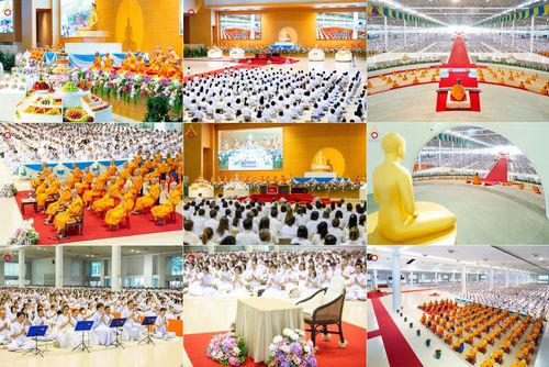 วันอาทิตย์ที่ 2 มีนาคม พ.ศ. 2568 พิธีบูชาข้าวพระ ณ สภาธรรมกายสากล วัดพระธรรมกาย