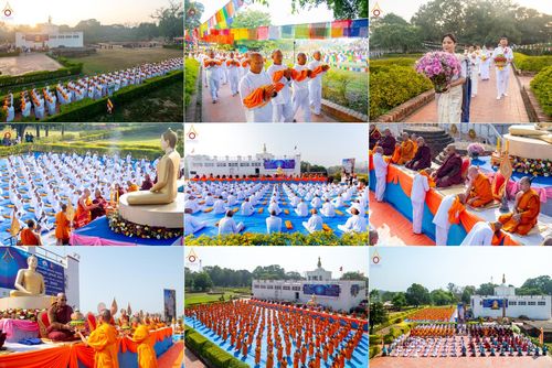 วันอังคารที่ 4 มีนาคม พ.ศ. 2568 พิธีบรรพชาสามเณรเนปาล 500 รูป ณ ลุมพินี ประเทศเนปาล